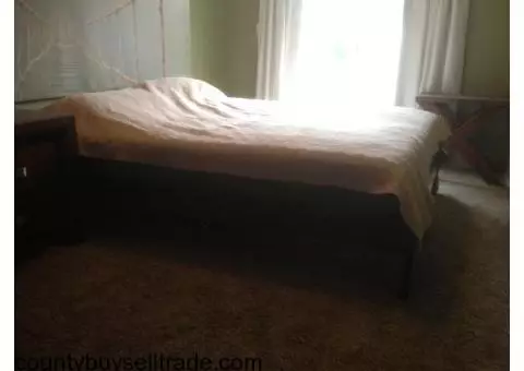 Queen bed frame