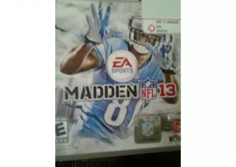 Madden NFL13, NBA 2K 13