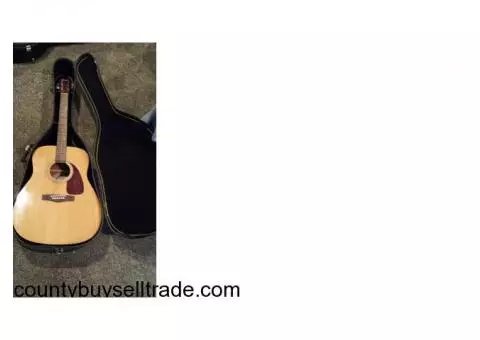 Fender acoustic guitar