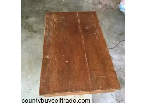 Solid wood coffee table