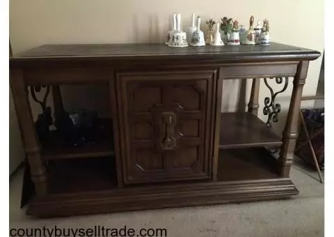 Slate Top Credenza