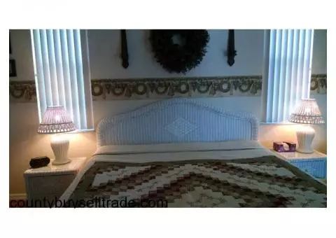 Wicker King Bedroom Suite