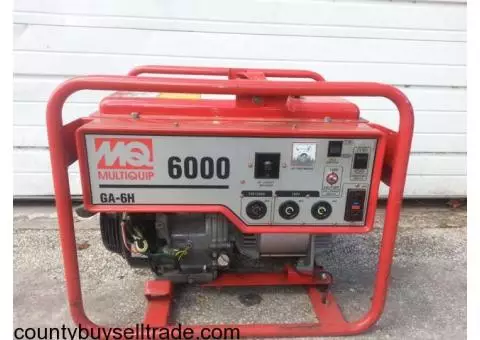 Multiquip 6000 Generator with a HONDA motor