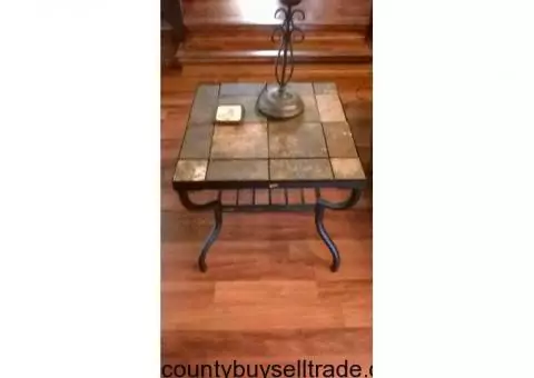 Stone Coffee and End table