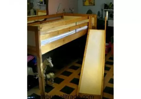 Loft bed with Slide