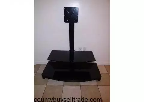 Glass TV stand