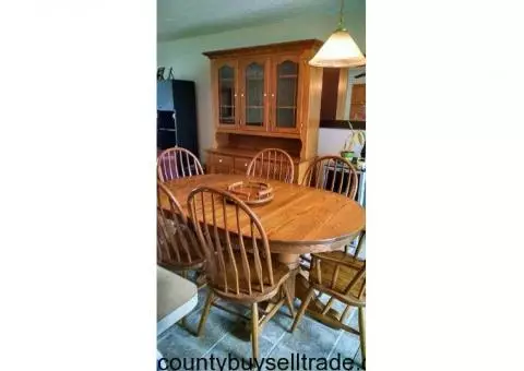 Amish Dining Set, "Simply Oak"