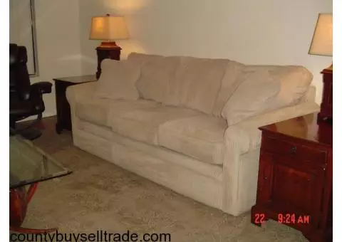 Lazyboy "Collins" Sofa & Chair 1 yr old