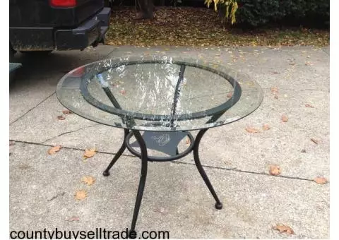 Glass Top Kitchen Table