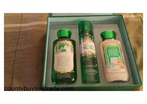 Bath and Body Vanilla Bean Gift Set