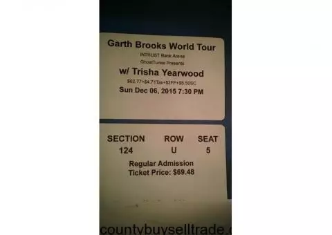 Garth Brooks tickets