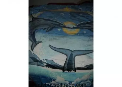 Comforter/ Blanket Dolphin Design