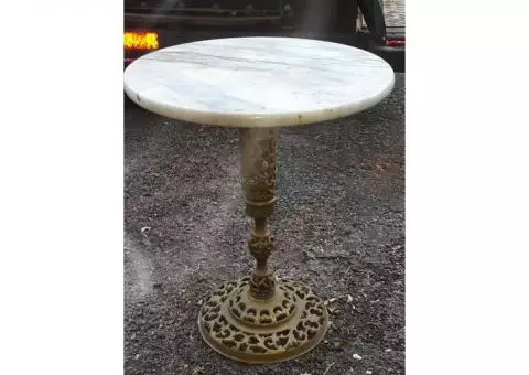 Marble table