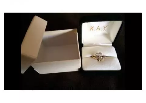 Diamond Hearts Ring