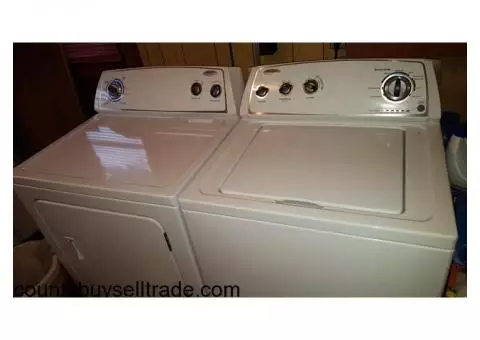 whirlpool washer and dryer