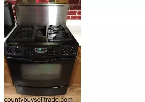 Jenn-Air Dual Fuel Downdraft Slide in Range