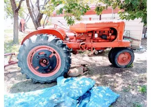 1947 Allis-Chalmers Tractor with John Deere Mower