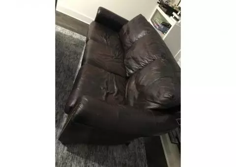 Leather sofa