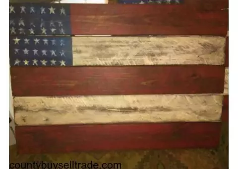 Primitive American Flag