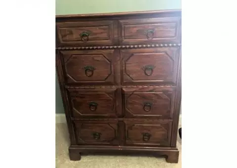 Solid wood antique bedroom set (full)