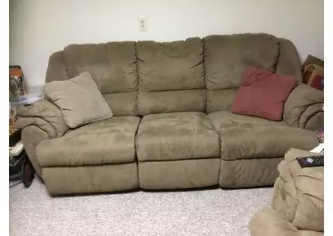 Sofa and loveseat