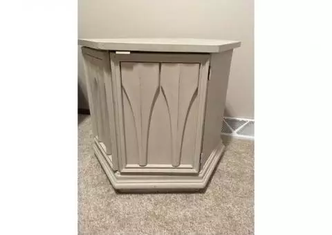 Antique end table