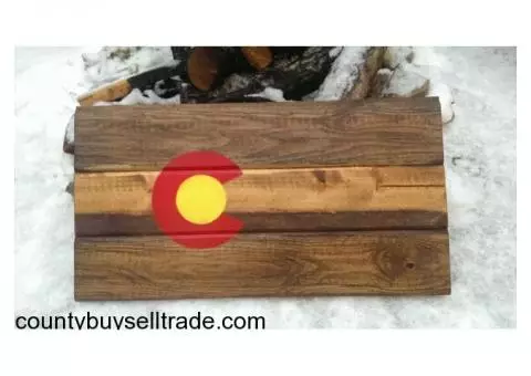 Colorado, Wooden sign