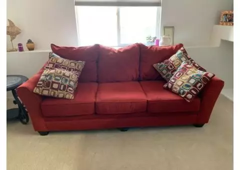 Red couch