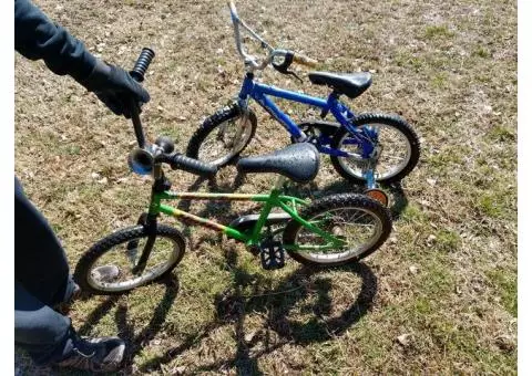 2 youth bicycles for sale