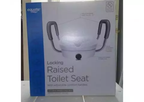 Raised toilet seat