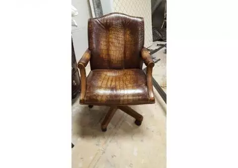 Counsell leather desk chair