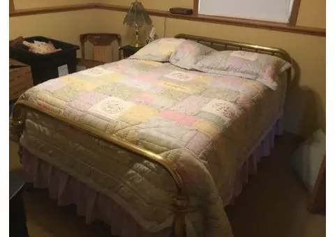 Antique Brass Bed