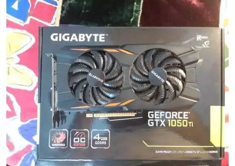 Gigabyte 1050 ti Graphics Card 4GB