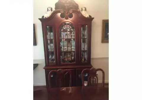 Dining Table & China Cabinet