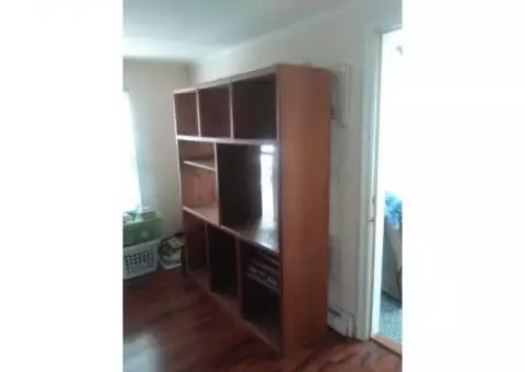 Solid Oak wall unit/entertainment center