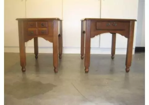 REDUCED!  2 END TABLES $25 EACH