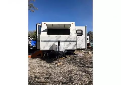 2000 26' Rockwood Travel Trailer Transformed Into A Stylish Tiny House