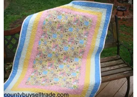 Boyds Bear baby quilt