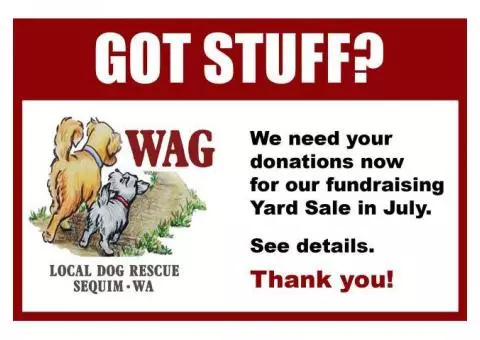 WAG's Mini Yard Sale