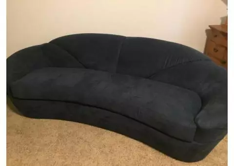 Suede Couch