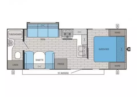 2015 Jayco White Hawk Ultra Lite 24RBS $16,999