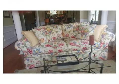 Flowered Couch