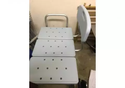 Transfer shower chair