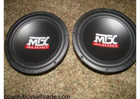 MTX Subwoofers