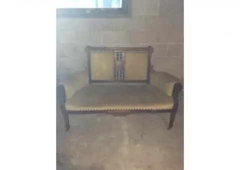 Antique loveseat