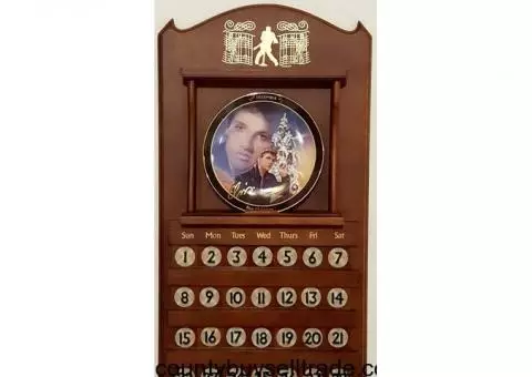 Elvis Presley Collector Plate Perpetual Calendar