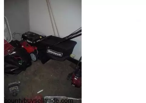 lawn mower, stove, coaches,