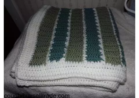 crocheted afghan