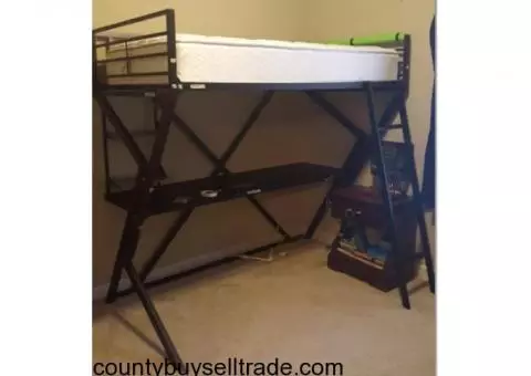 Bunk Bed with Built in Desk