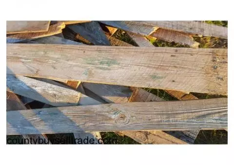 Reclaimed heart pine